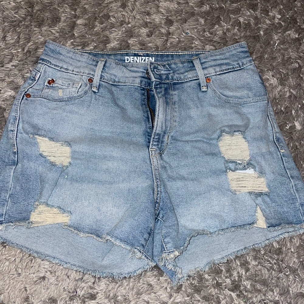 Ripped Levi Shorts